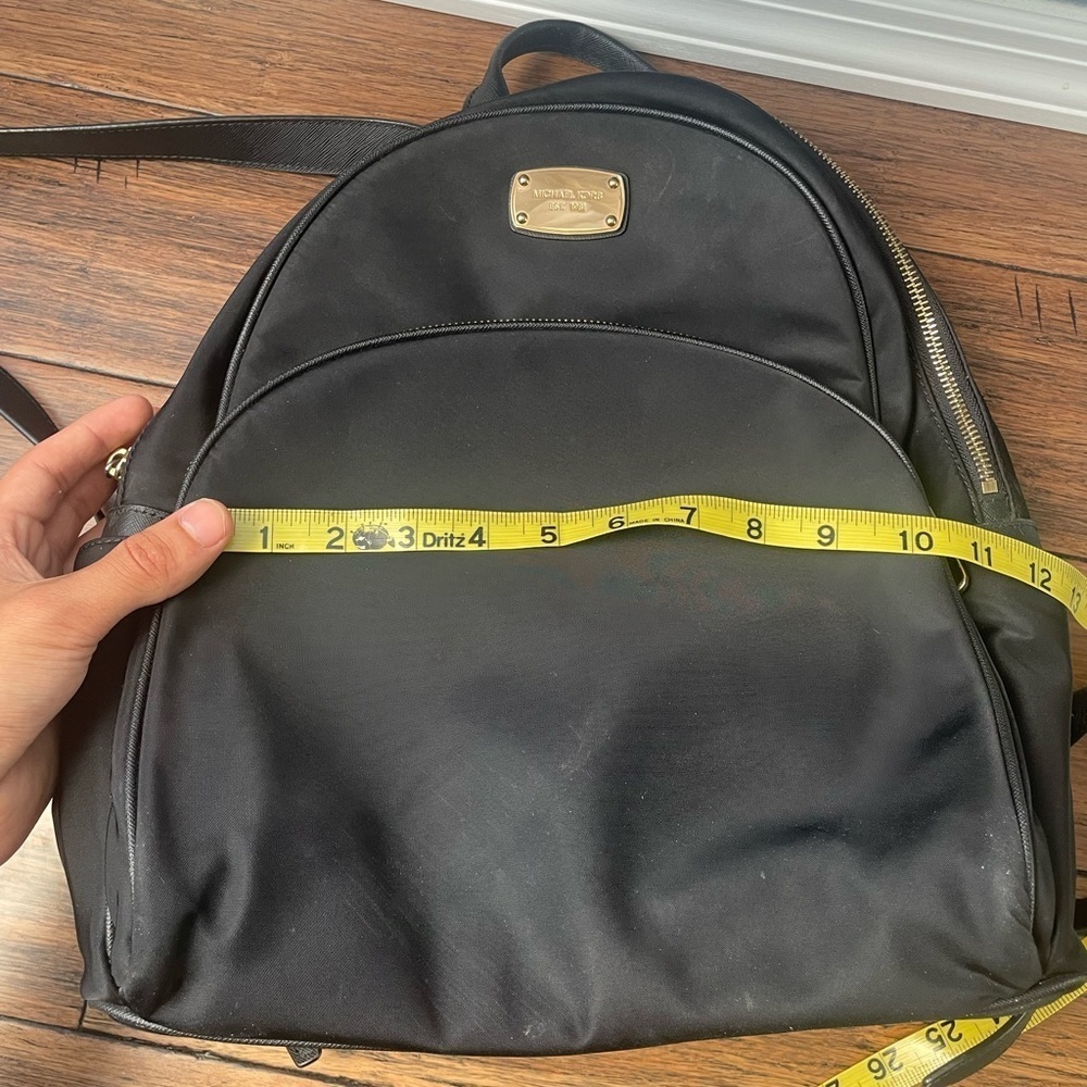Black backpack Nylon backpack travel Michael Kors backpack luxury backpack - Picture 8 of 16